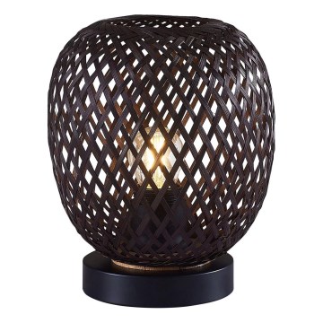 Bordlampe ZANZIBAR 1xE27/20W/230V diameter 18 cm bambus