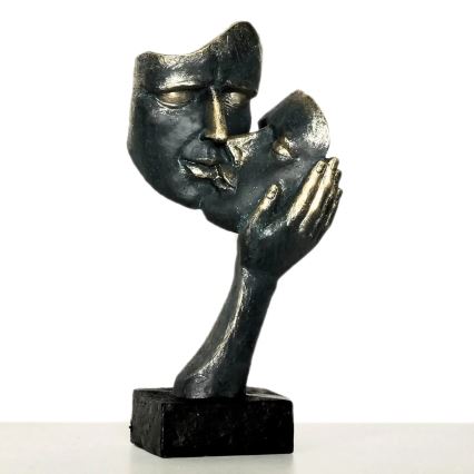 Bordsdekoration 35x22x13 cm harpiks/patina