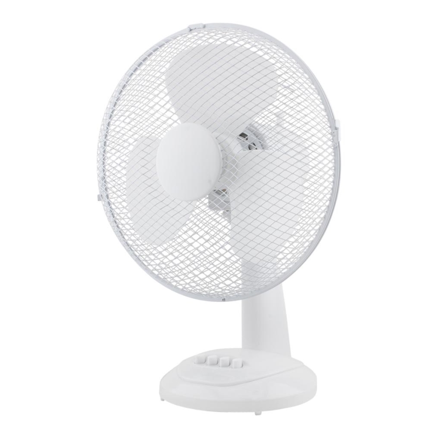 Bordventilator 30 cm 3 hastigheder 40W hvid