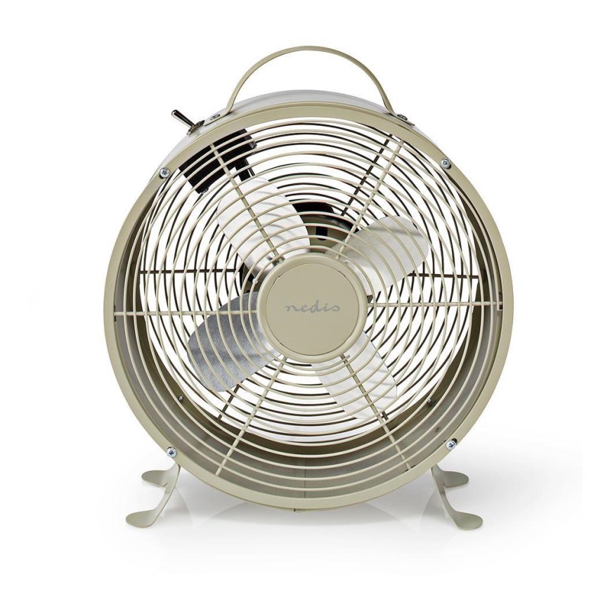 Bordventilator RETRO 20W/230V grå diam. 25 cm