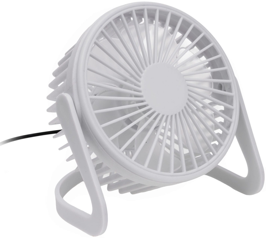 Bordventilator USB diameter 15 cm hvid