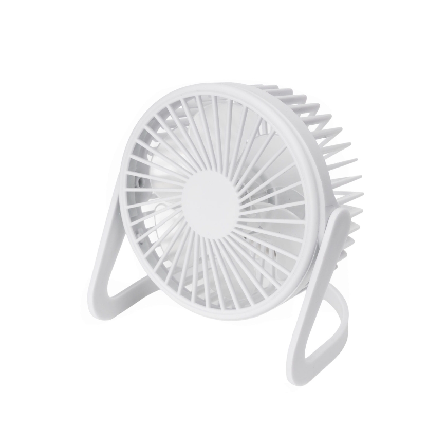 Bordventilator USB diameter 15 cm hvid