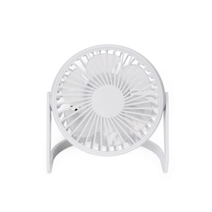 Bordventilator USB diameter 15 cm hvid