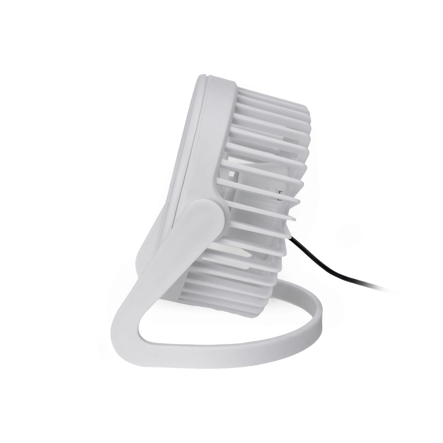 Bordventilator USB diameter 15 cm hvid