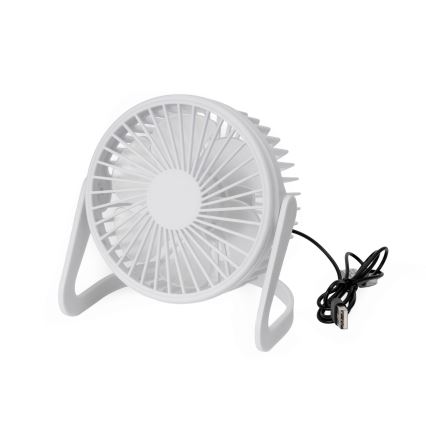 Bordventilator USB diameter 15 cm hvid