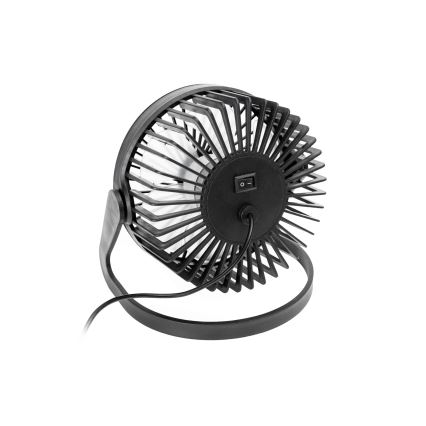 Bordventilator USB diameter 15 cm sort