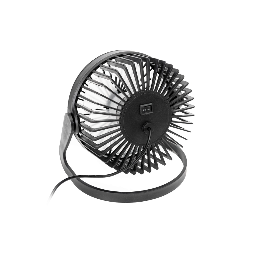 Bordventilator USB diameter 15 cm sort
