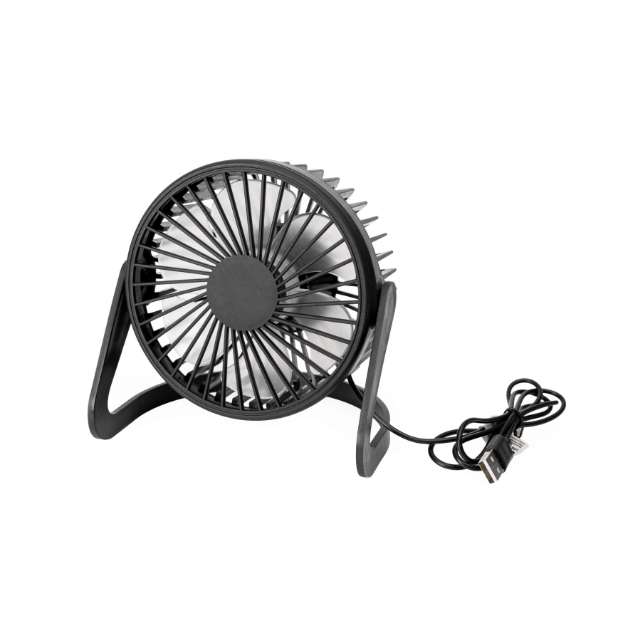 Bordventilator USB diameter 15 cm sort