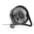 Bordventilator USB Ø 15 cm sort