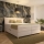 Boxspring-seng med madras BEA 160x200 cm beige