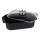 Bradepande med låg TORO 6,5 l 34,5x10x24,5 cm sort