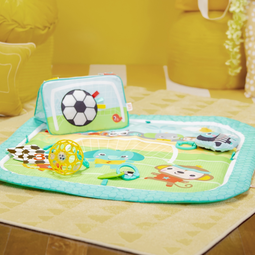 Bright Starts - Babylegetæppe OBALL GRIP & KICK 3xAA