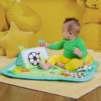 Bright Starts - Babylegetæppe OBALL GRIP & KICK 3xAA