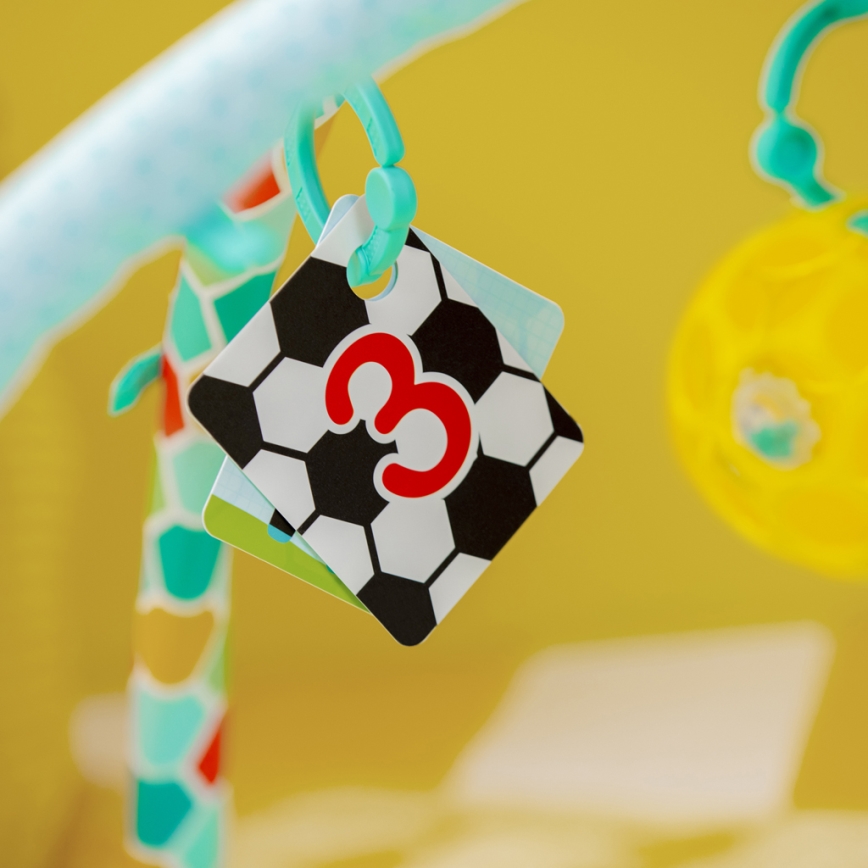 Bright Starts - Babylegetæppe OBALL GRIP & KICK 3xAA