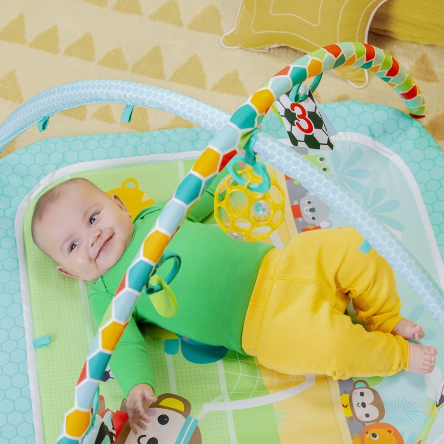 Bright Starts - Babylegetæppe OBALL GRIP & KICK 3xAA