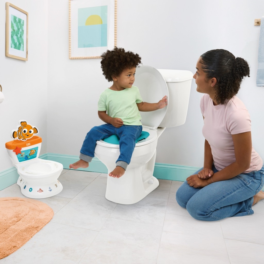 Bright Starts - Børnetoilet med lyd MY SIZE Finding Nemo 2xAAA
