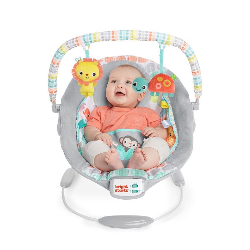 Bright Starts - Skråstol med vibration og musik WHIMSICAL WILD