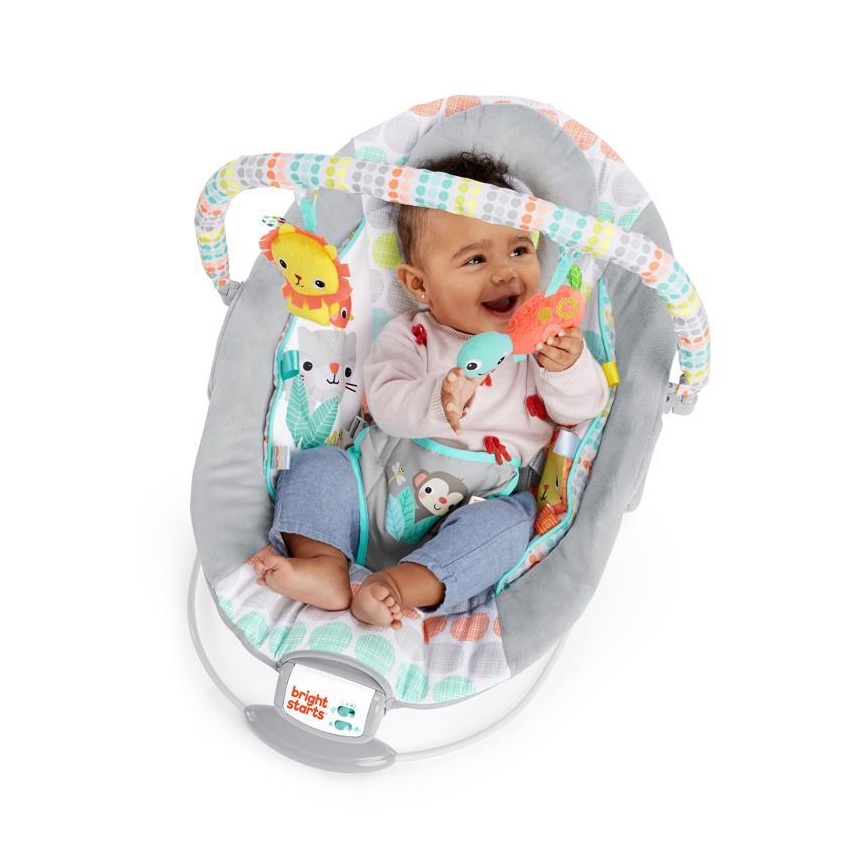 Bright Starts - Skråstol med vibration og musik WHIMSICAL WILD