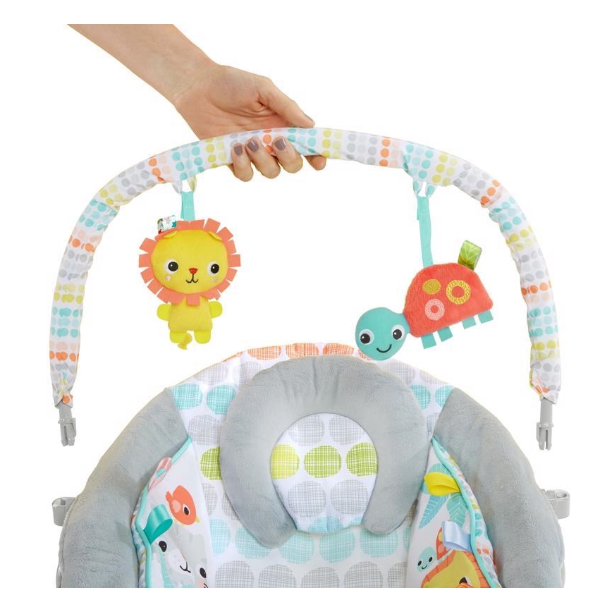 Bright Starts - Skråstol med vibration og musik WHIMSICAL WILD