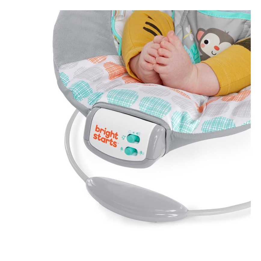 Bright Starts - Skråstol med vibration og musik WHIMSICAL WILD