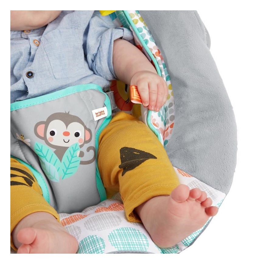 Bright Starts - Skråstol med vibration og musik WHIMSICAL WILD