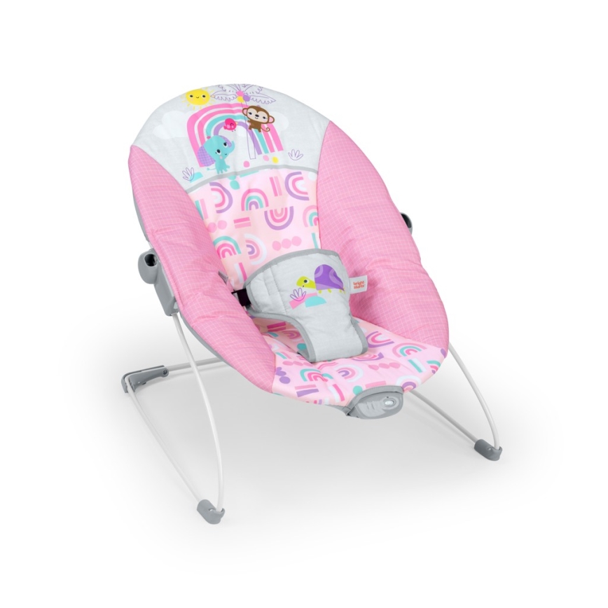 Bright Starts - Skråstol med vibration PINK PARADISE 1xLR14