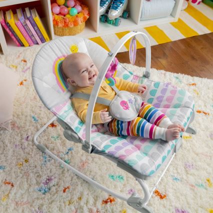 Bright Starts - Skråstol med vibration ROSY RAINBOW 1xLR14