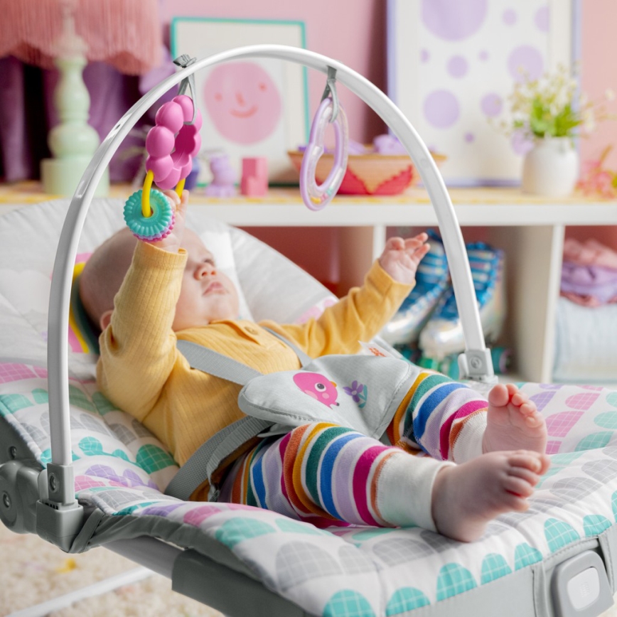 Bright Starts - Skråstol med vibration ROSY RAINBOW 1xLR14