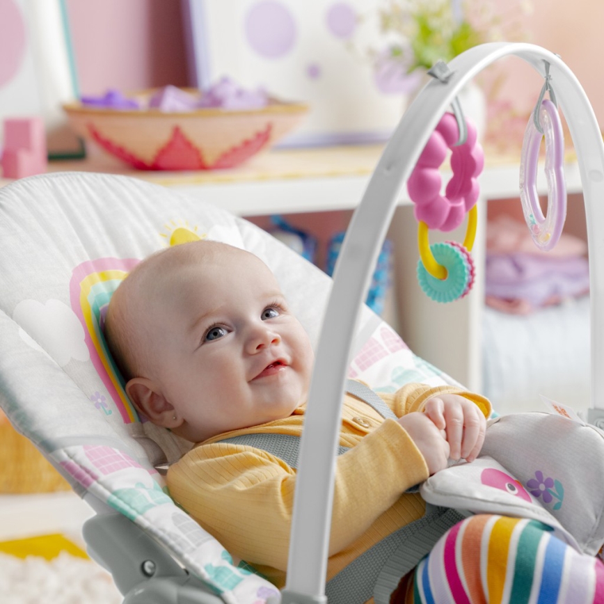 Bright Starts - Skråstol med vibration ROSY RAINBOW 1xLR14
