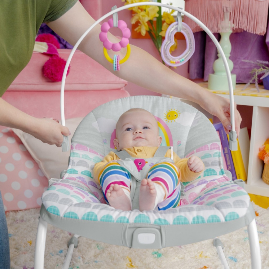 Bright Starts - Skråstol med vibration ROSY RAINBOW 1xLR14