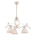 Brilagi - ANTICO LED-lysekrone med kæde 3xE27/60W/230V 3000K hvid patina