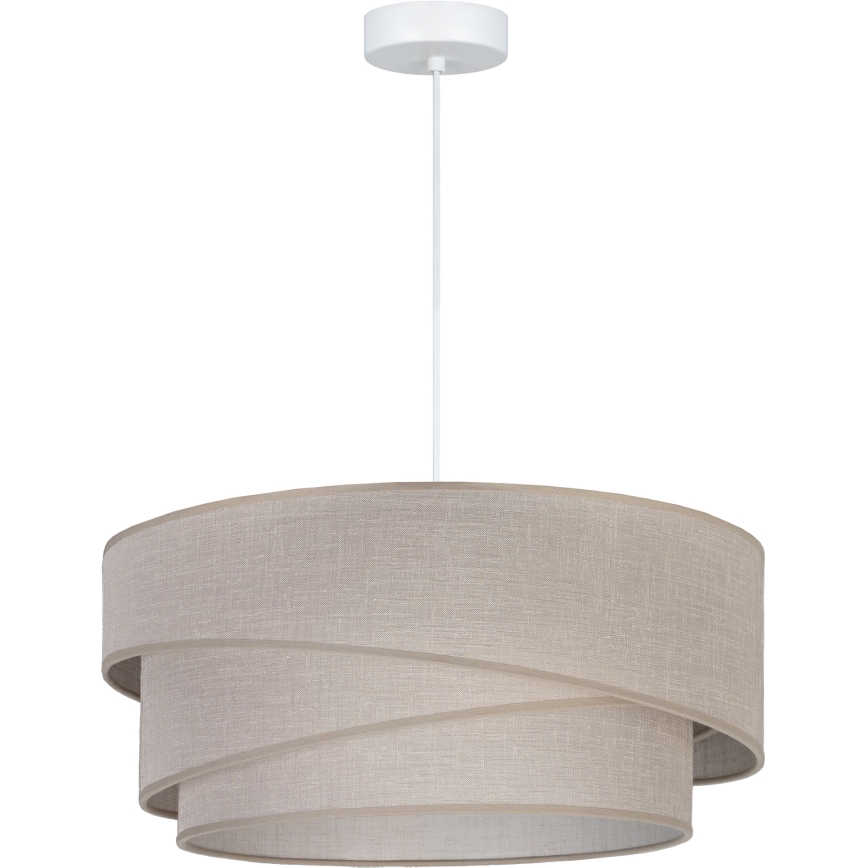 Brilagi - ARROW pendel med kabel, 1xE27/60W/230V, Ø 45 cm, beige