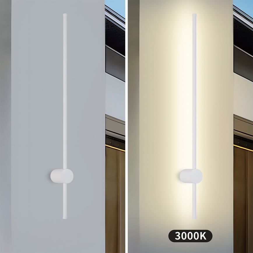 Brilagi - LED udendørs væglampe AURA LED/20W/230V 3000K IP54 97 cm hvid CRI 90