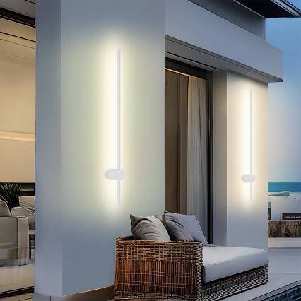 Brilagi - LED udendørs væglampe AURA LED/20W/230V 3000K IP54 97 cm hvid CRI 90