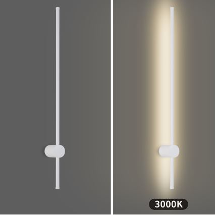 Brilagi - LED udendørs væglampe AURA LED/20W/230V 3000K IP54 97 cm hvid CRI 90