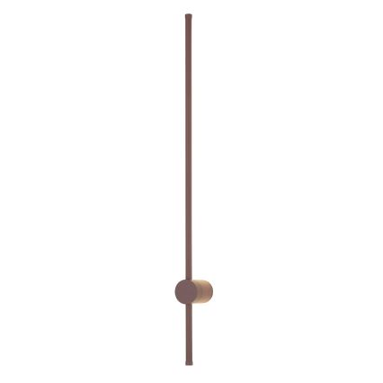 Brilagi - LED udendørs væglampe AURA LED/20W/230V 3000K IP54 97 cm brun CRI 90