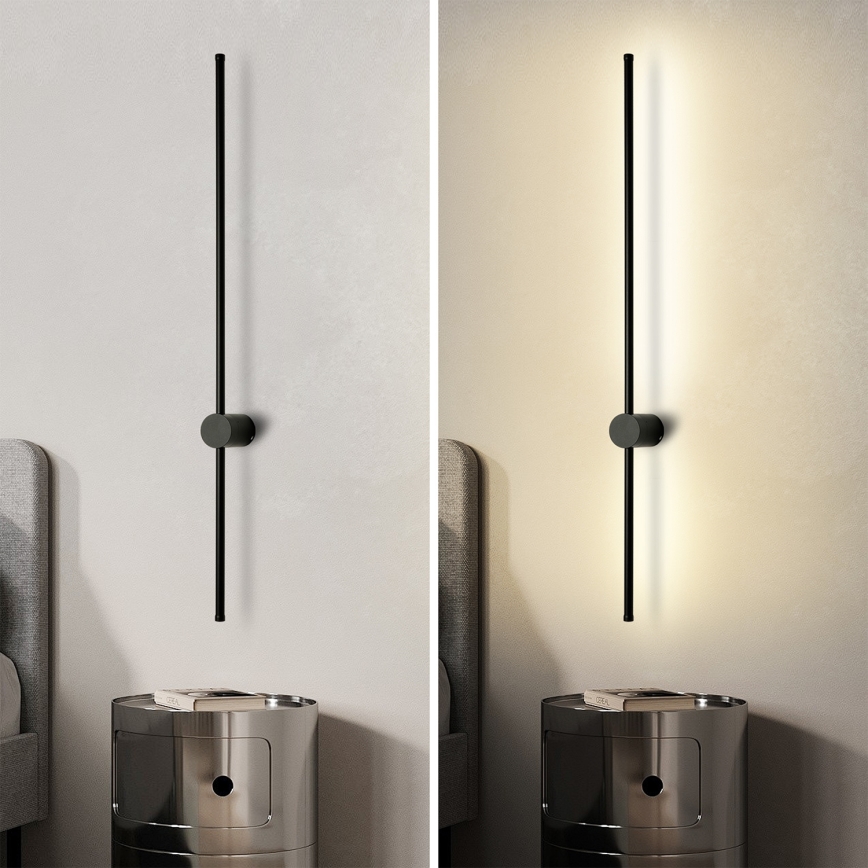 Brilagi - AURA LED udendørs væglampe, 20W, 230V, 3000K, IP54, 97 cm, sort, CRI 90