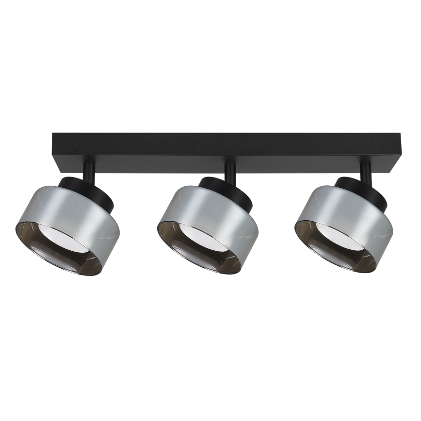 Brilagi - AURA LUX loftspot 3xGX53/30W/230V sort/røget