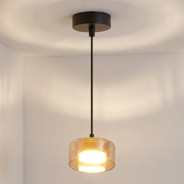Brilagi - AURA LUX pendel på wire 1xGX53/30W/230V sort/guld