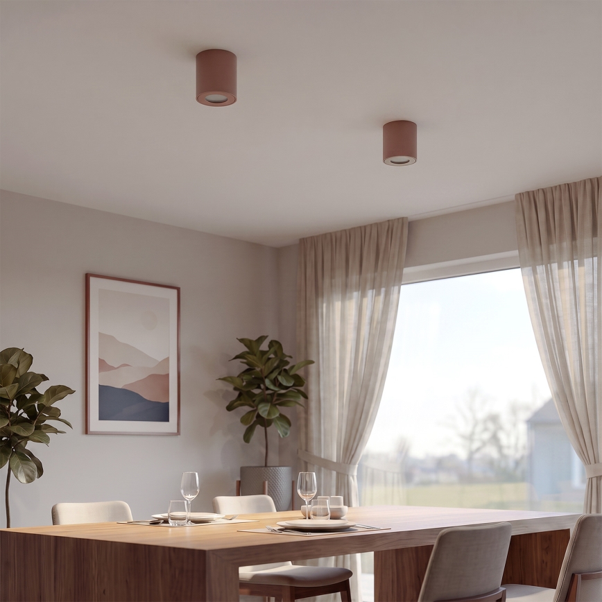 Brilagi - Badeværelses-spot MIA 1xGU10/30W/230V 84x80 mm brun IP54