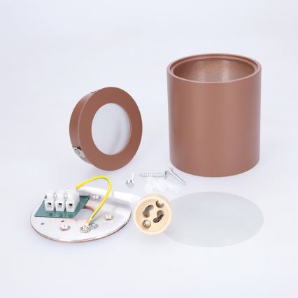 Brilagi - Badeværelses-spot MIA 1xGU10/30W/230V 84x80 mm brun IP54