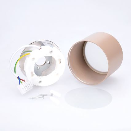 BRILAGI - Badeværelses-spot SMOOTH 1xGX53/15W/230V 60x82 mm beige IP54