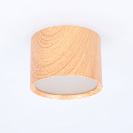 BRILAGI - Badeværelses-spot SMOOTH 1xGX53/15W/230V 60x82 mm i egetræsfiner IP54