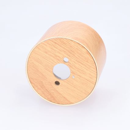 BRILAGI - Badeværelses-spot SMOOTH 1xGX53/15W/230V 60x82 mm i egetræsfiner IP54