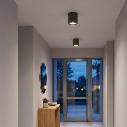 BRILAGI - Badeværelsesspot MIA 1xGU10/30W/230V 60x82 mm 84x80 mm mørkegrøn IP54