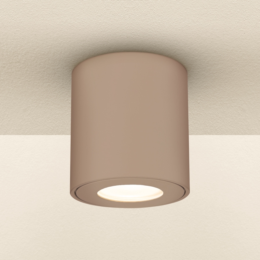 Brilagi - Badeværelses-spotlampe MIA 1xGU10/30W/230V 84x80 mm beige IP44
