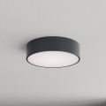 Brilagi - Badeværelsesloftlampe CLARE 2xE27/24W/230V Ø 30 cm antracit IP54