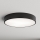 Brilagi - Badeværelsesloftlampe CLARE 4xE27/24W/230V Ø 50 cm IP54 sort