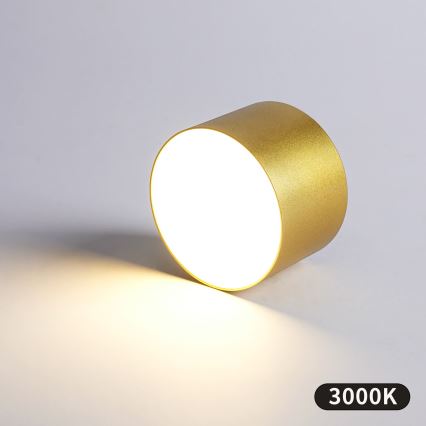 BRILAGI - Loftlampe til badeværelse FORIS LED/9W/230V Ø 9 cm guldfarvet IP44 CRI 90