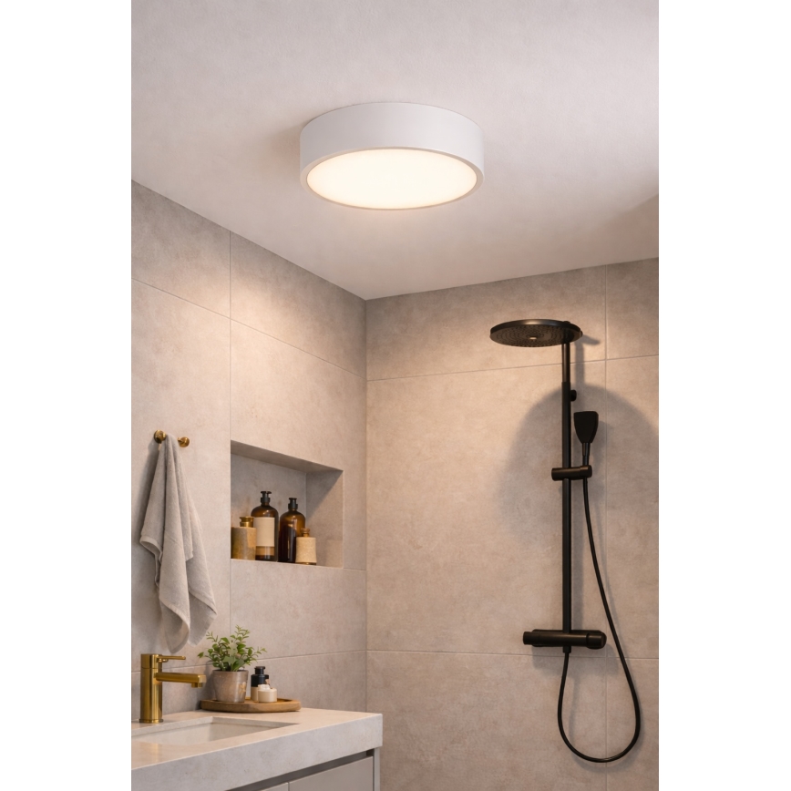 Brilagi - Badeværelsesloftlampe POOL 3xE27/15W/230V Ø 40 cm IP54 hvid